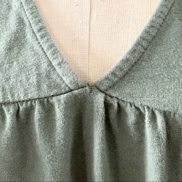 ASOS Maternity Green 100% Cotton Dress Size 16 - Picture 4 of 8